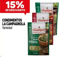 Makro La campagnola condimentos variedad oferta