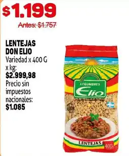 Makro Don elio lentejas oferta
