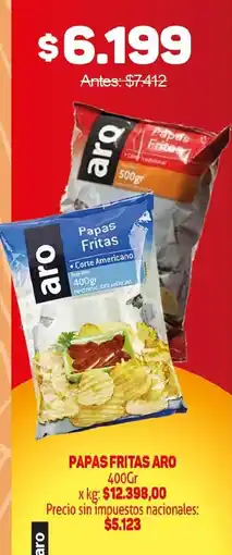 Makro Aro papas fritas oferta