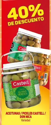 Makro Castell aceitunas / pickles castell / don nica oferta