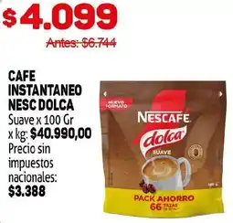 Makro Nescafe cafe instantaneo nesc dolca oferta