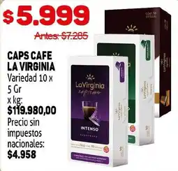 Makro Caps cafe la virginia oferta