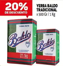 Makro Baldo yerba mate tradicional oferta