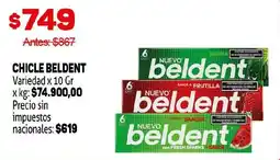 Makro Beldent chicle oferta