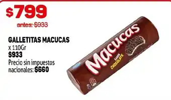 Makro Macucas galletitas oferta