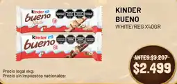 Makro Kinder bueno white/reg oferta