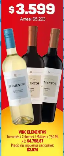 Makro Elementos vino oferta