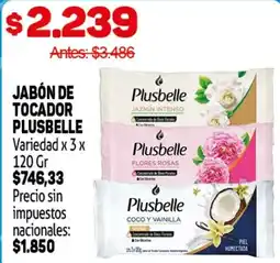 Makro Plusbelle jabón de tocador oferta