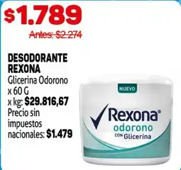 Makro Rexona desodorante oferta