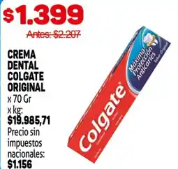 Makro Colgate crema dental original oferta