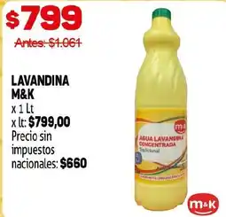 Makro M&K lavandina oferta