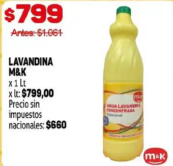 Makro M&K lavandina oferta
