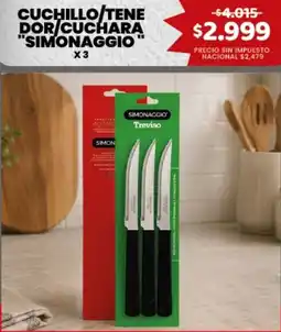 Makro Simonaggio cuchillo/tene dor cuchara oferta