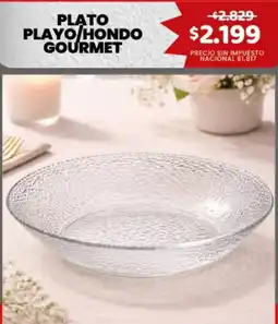 Makro Plato playo/hondo gourmet oferta