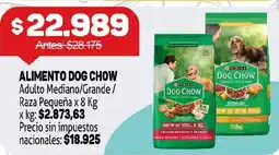 Makro Dog chow alimento adulto mediano/grande oferta