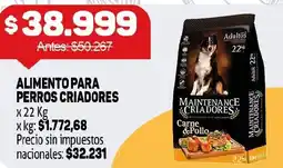 Makro Maintenance alimento para perros criadores oferta