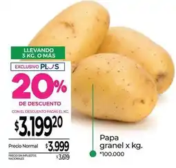 La Anonima Papa granel oferta