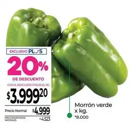 La Anonima Morrón verde oferta