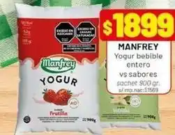 Almacor Manfrey - yogur bebible entero oferta