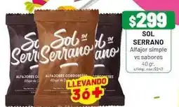 Almacor Sol serrano - alfajor simple oferta