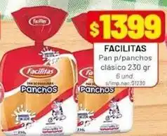 Almacor Pan p/ panchos clásico oferta