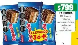 Almacor Rapsodia - mini torta relleno mousse-dulce de leche oferta