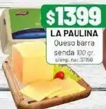Almacor La paulina - queso barra senda 100 gr oferta