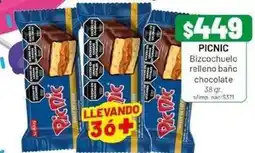 Almacor Bizcochuelo relleno baño chocolate oferta
