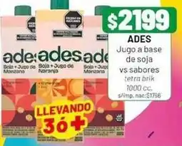 Almacor Ades - jugo a base de soja oferta