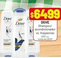 Almacor Dove - shampoo/acondicionador vs. fragancias oferta