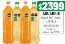 Almacor Aquarius - agua mineral sin sabor cl0sica oferta