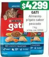 Almacor Gati - alimento p/gato sabor pescado oferta