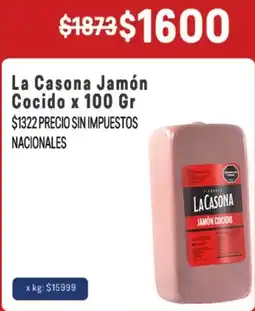Makro La casona jamón cocido oferta