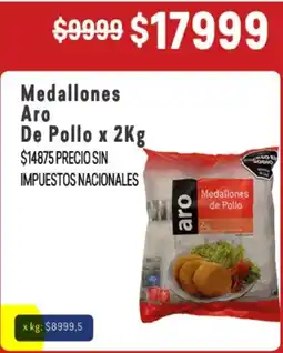 Makro Aro medallones de pollo oferta