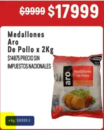 Aro medallones de pollo