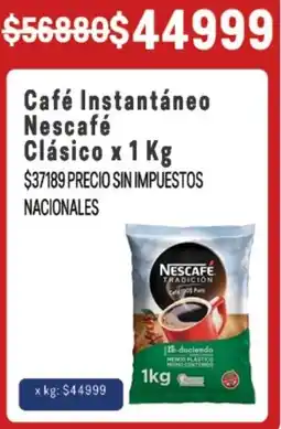 Makro Nescafé café instantáneo clásico oferta