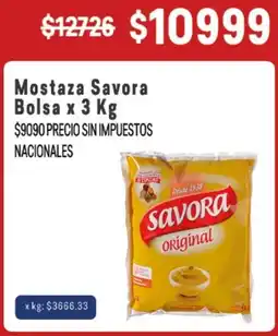 Makro Savora mostaza bolsa oferta