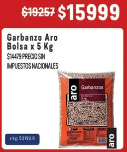 Makro Aro garbanzo bolsa oferta