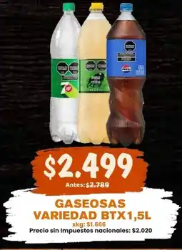 Makro Gaseosas variedad bt oferta