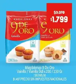 Makro 9 de oro magdalenas oferta