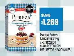 Makro Pureza harina leudante ultra refinada oferta