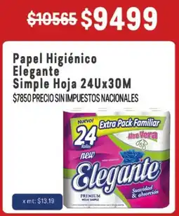 Makro Elegante papel higiénico simple hoja oferta