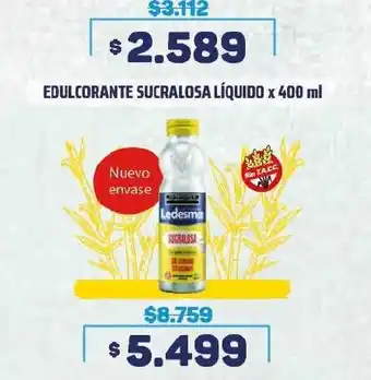 Makro Ledesma edulcorante sucralosa líquido oferta