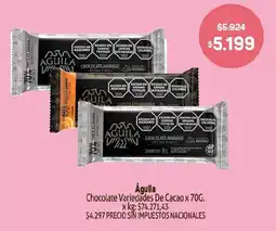 Makro Águila chocolate variedades de cacao oferta