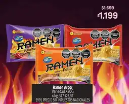 Makro Arcor ramen variedad oferta