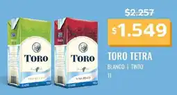 Makro Toro tetra blanco | tinto oferta