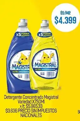Makro Magistral detergente concentrado oferta