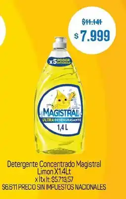 Makro Magistral detergente concentrado limon oferta
