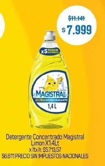 Makro Magistral detergente concentrado limon oferta