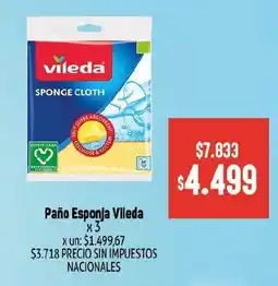 Makro Vileda paño esponja oferta